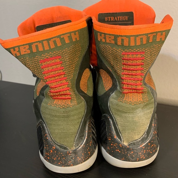 Nike Kobe IX 9 Elite Strategy 630847-303 Sequoia/Green/Silver Sz 8.5 Basketball - Picture 2 of 9